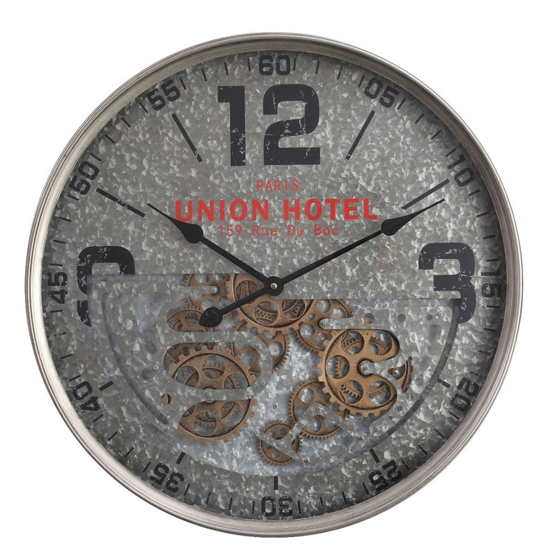 Mechanical clock - union hotel grey (Y663-24")