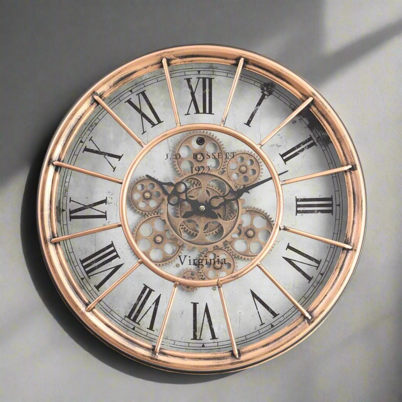 Mechanical clock - Copper Wash (Y665-19")