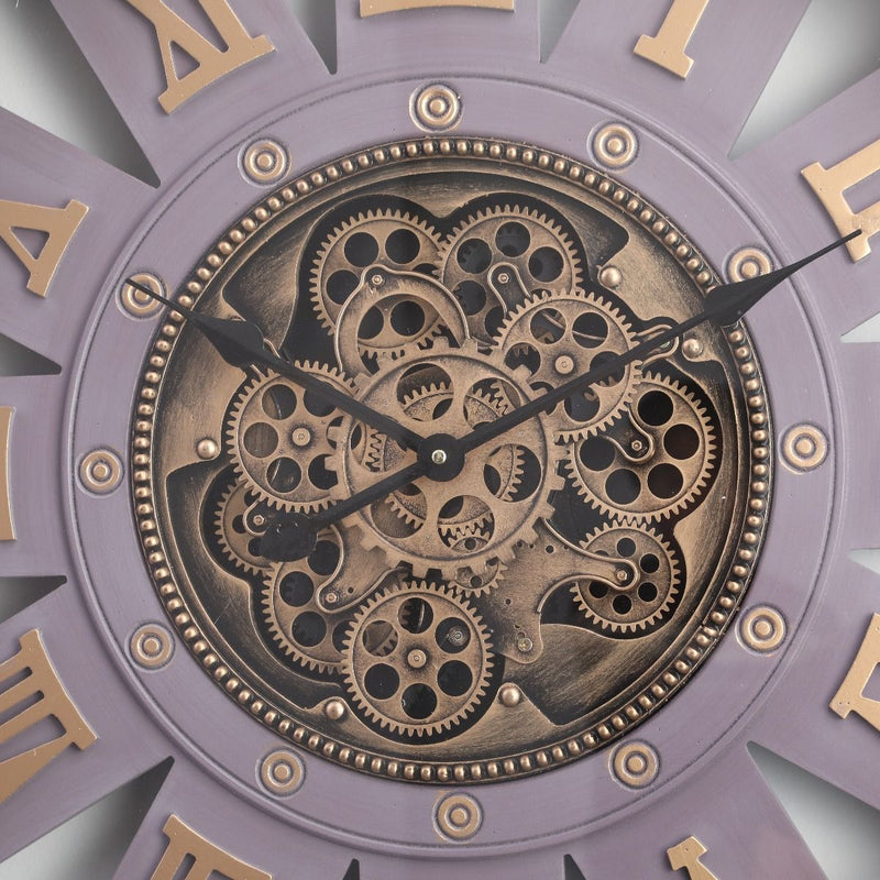 Mechanical clock - Ramous Industrial Purple (Y703-28")