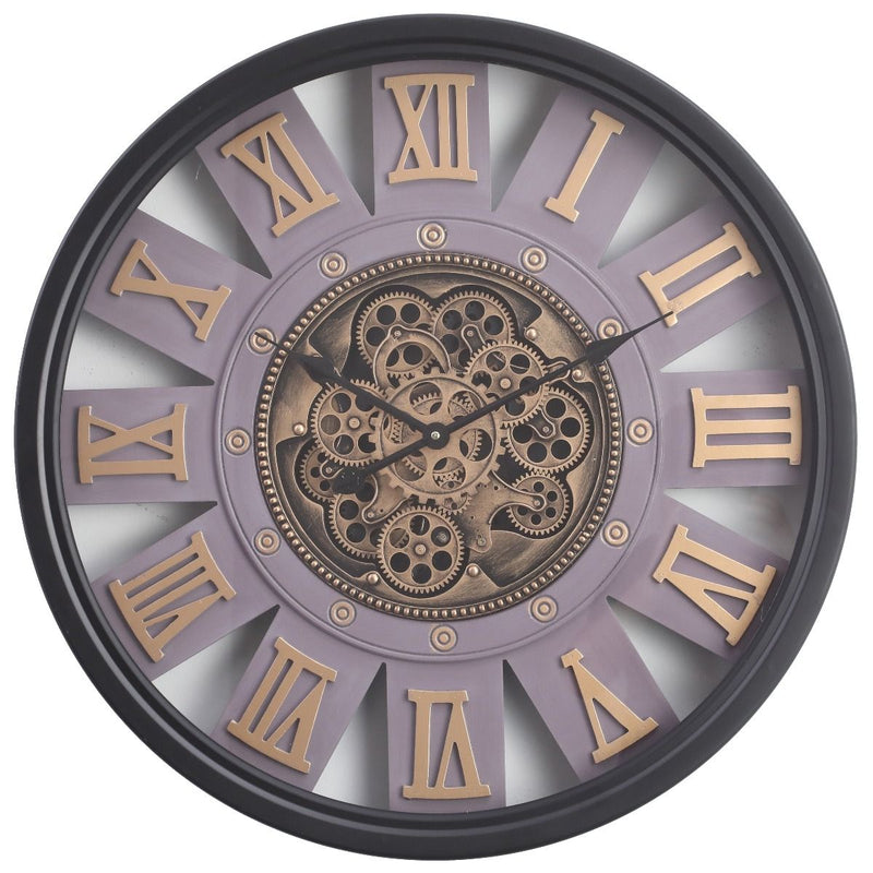 Mechanical clock - Ramous Industrial Purple (Y703-28")