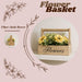 Artificial Flower - Basket Yellow - eazy wagon