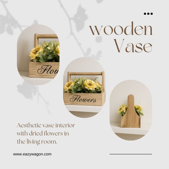 Artificial Flower - Basket Yellow - eazy wagon