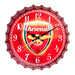Bottle Caps wall Clock - Arsenal (14"x14") - eazy wagon