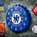 Bottle Caps wall Clock - Chelsea Football Club (14"x14") - eazy wagon