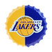 Bottle Caps wall decor sign - Angeles Lakers - eazy wagon
