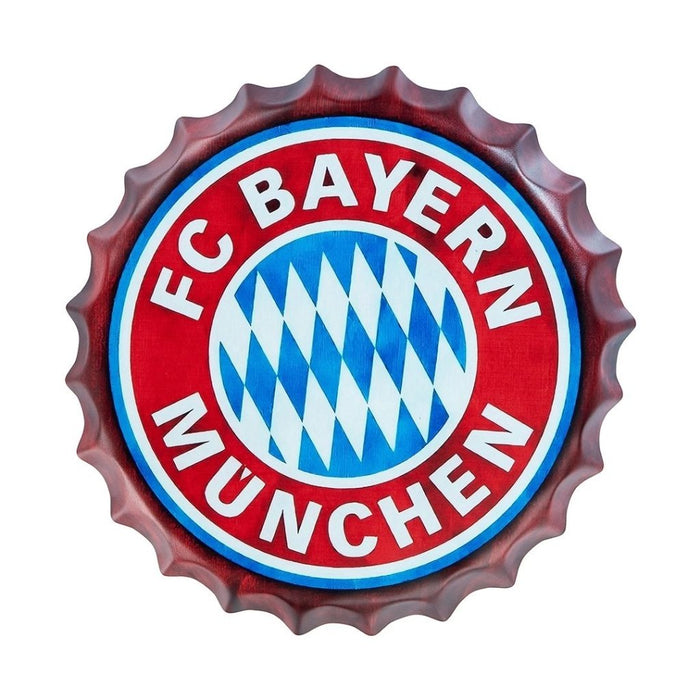 Bottle Caps wall decor sign - Bayern Munich - eazy wagon