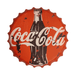 Bottle Caps wall decor sign - C Cola Retro (14"x14") - eazy wagon