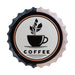 Bottle Caps wall decor sign - Coffee Cup Design - eazy wagon