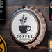 Bottle Caps wall decor sign - Coffee Cup Design - eazy wagon