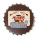 Bottle Caps wall decor sign - Coffee House (14"x14") - eazy wagon