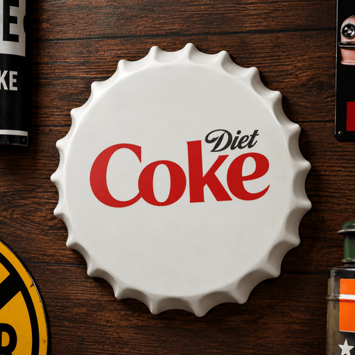 Bottle Caps wall decor sign - Diet C Cola - eazy wagon