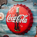Bottle Caps wall decor sign - Enjoy C Cola (14"x14") - eazy wagon
