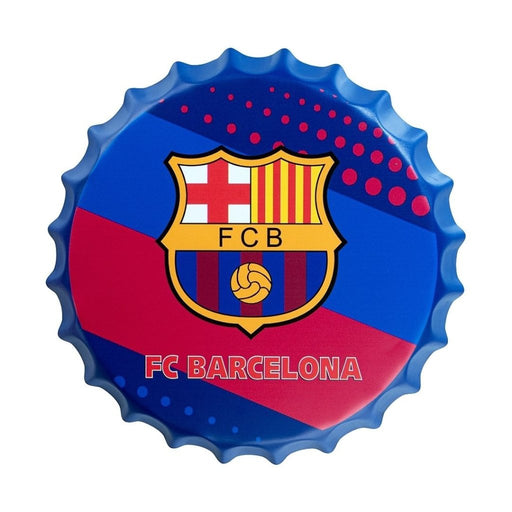 Bottle Caps wall decor sign - FCB Barcelona Football Club - eazy wagon