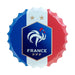 Bottle Caps wall decor sign - France FFF Football - eazy wagon