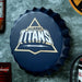 Bottle Caps wall decor sign - Gujarat Titans - eazy wagon