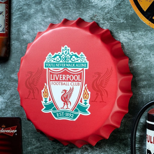 Bottle Caps wall decor sign - Liver pool - eazy wagon