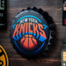 Bottle Caps wall decor sign - New York Knicks - eazy wagon