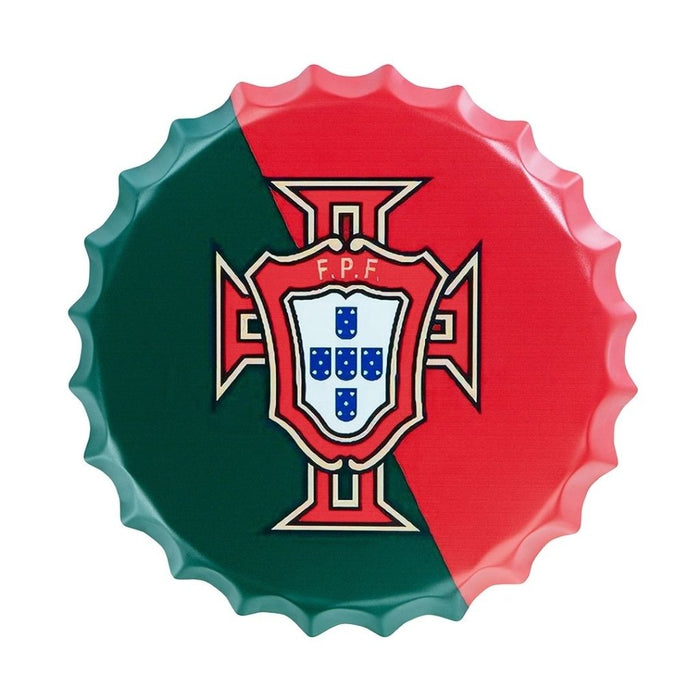 Bottle Caps wall decor sign - Portugal FPF - eazy wagon