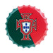Bottle Caps wall decor sign - Portugal FPF - eazy wagon
