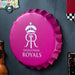 Bottle Caps wall decor sign - Rajasthan Royals - eazy wagon