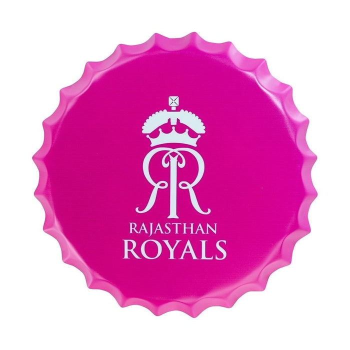 Bottle Caps wall decor sign - Rajasthan Royals - eazy wagon