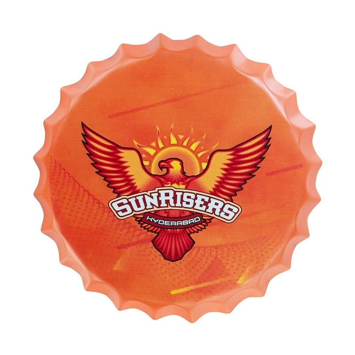Bottle Caps wall decor sign - Sunrisers Hyderabad - eazy wagon