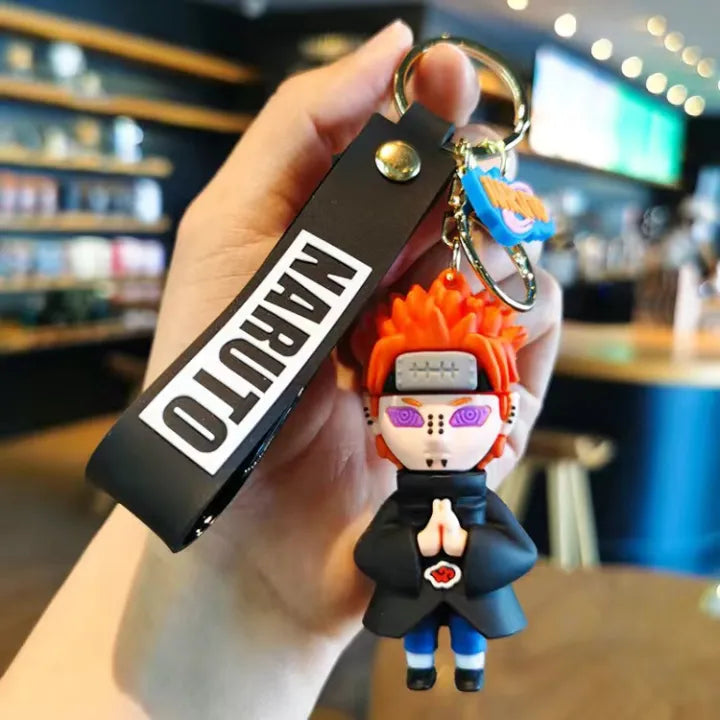 Fancy Silicon Keychains - Naruto