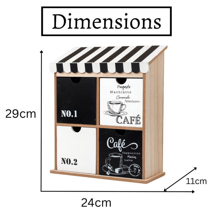 Coffee Box Drawer - Cafe Black - eazy wagon