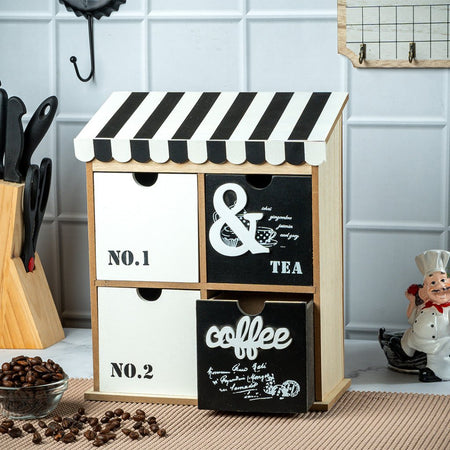Coffee Box Drawer - Tea Coffee Black - eazy wagon