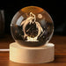 Crystal Ball Night LED Lamp USB - eazy wagon