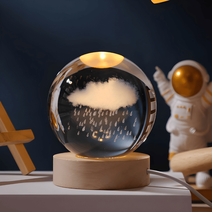 Crystal Ball Night LED Lamp USB - eazy wagon