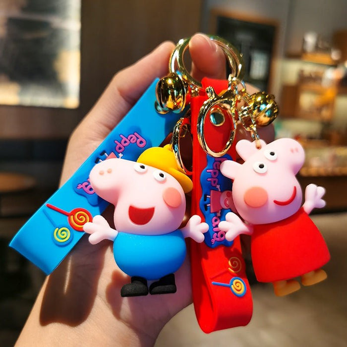 Fancy Silicon Keychains - Peppa Pig - eazy wagon