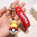 Fancy Silicon Keychains - Pokémon Ball - eazy wagon