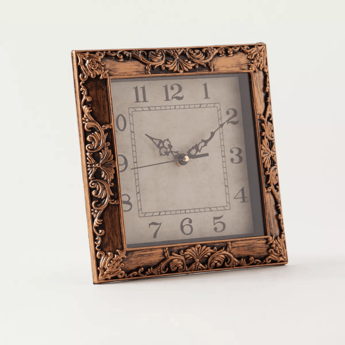Fiber Clock - Copper Square - eazy wagon