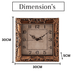 Fiber Clock - Copper Square - eazy wagon