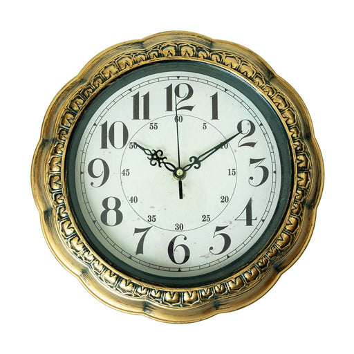 Fiber Clock - Gold flower - eazy wagon