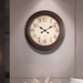 Fiber Clock - Numeric Big West - Brown (30"dia) - eazy wagon