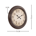 Fiber Clock - Numeric Big West - Brown (30"dia) - eazy wagon