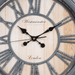 Fiber Clock - Poly Grey Bigbald (20"dia) - eazy wagon