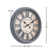 Fiber Clock - Poly Grey Bigbald (20"dia) - eazy wagon