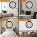 Fiber Clock - Roman Big Baldauf - Black (30"dia) - eazy wagon
