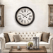 Fiber Clock - Roman Big Baldauf - Black (30"dia) - eazy wagon