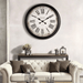 Fiber Clock - Roman Big Baldauf - Black (30"dia) - eazy wagon