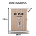 Key Box Wall Hanging - Home Is All You Need (5 Hooks) - eazy wagon
