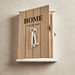 Key Box Wall Hanging - Home Is All You Need (5 Hooks) - eazy wagon