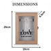 Key Box Wall Hanging - Love Is All You Need (5 Hooks) - eazy wagon
