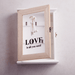 Key Box Wall Hanging - Love Is All You Need (5 Hooks) - eazy wagon
