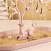 Key holder, Necklace Holder, Bracelet Stand Jewelry Organizer Jewelry Tree Decorative Tray (Pink) - eazy wagon