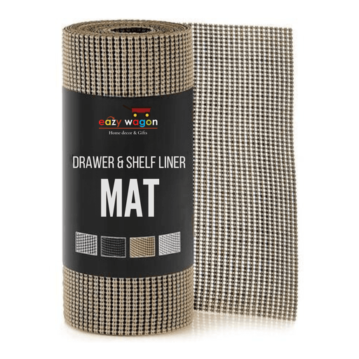 Kitchen Shelf Liner Mat (Beige) - eazy wagon