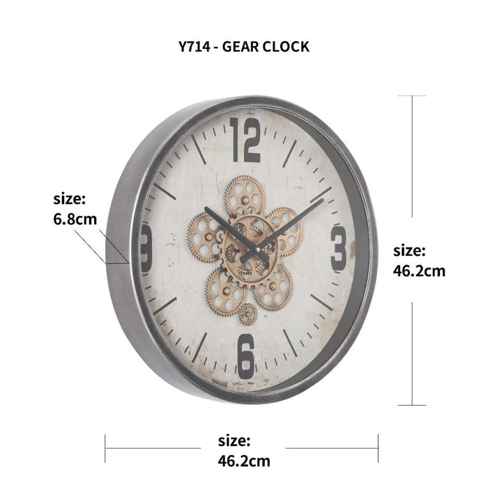 Mechanical clock - Harold Modern (Y714 - 18") - eazy wagon